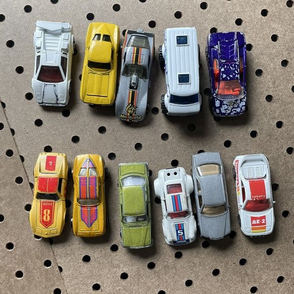 Matchbox Other - 11 Vintage Toy Cars Lot Matchbox Die Cast 70s 80s 90s